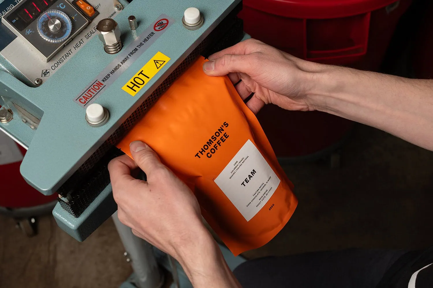 Thomson's Coffee Roasters bag