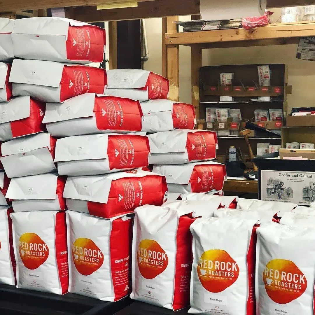 Red Rock Roasters coffee bags