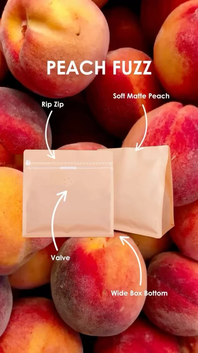 🍑✨ Say hello to Peach Fuzz ✨🍑
Our new stock 250g Wide Box Bottom Bag with Rip Zip closure – recyclable, stylish, and shelf-ready. Perfect for coffee, wellness, and more! 🌱☕

Now available in our UK and EU webshops.

#PeachFuzz #CoffeePackaging #SustainablePackaging #EcoFriendlyPackaging #CoffeeRoasters #PackagingDesign #BoxBottomBag #RecyclablePackaging #coffeebag